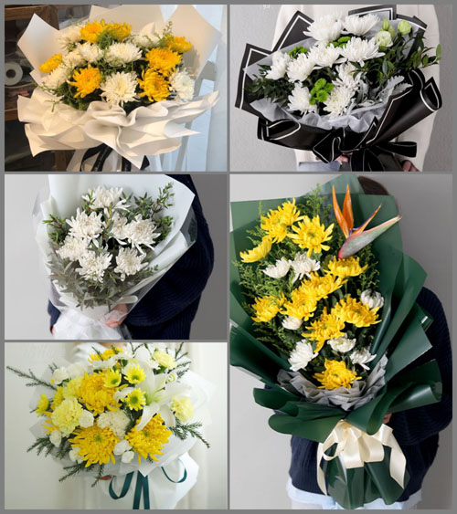 福建漳州平和县芦溪镇新村村白事花束代送
